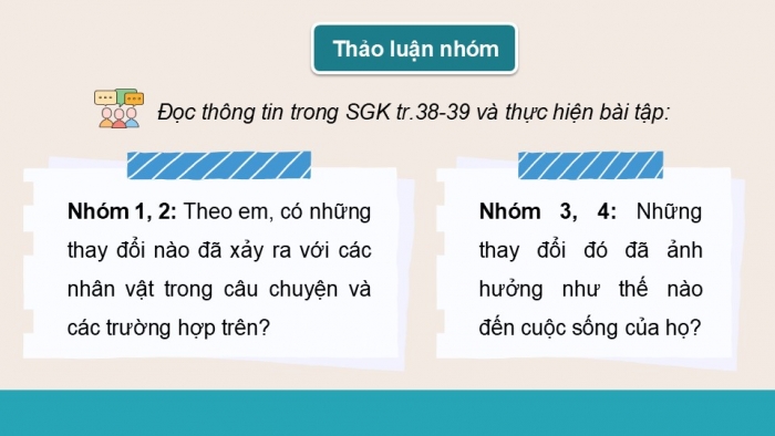 Giáo án điện tử Công dân 9 chân trời Bài 7: Thích ứng với thay đổi