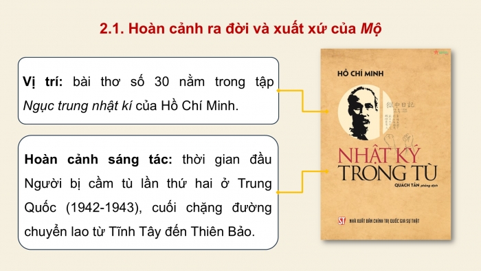 Giáo án điện tử Ngữ văn 12 kết nối Bài 6: Mộ (Chiều tối - Hồ Chí Minh), Nguyên tiêu (Rằm tháng Giêng - Hồ Chí Minh)