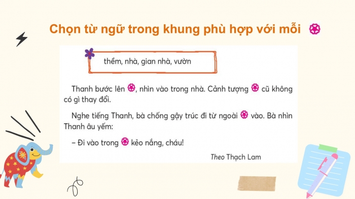 Giáo án điện tử Tiếng Việt 2 chân trời Bài 2: Mở rộng vốn từ Nơi thân quen, Nói và đáp lời đề nghị, lời đồng ý