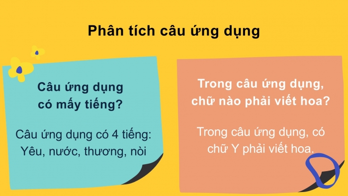 Giáo án điện tử Tiếng Việt 2 chân trời Bài 3: Viết chữ hoa Y, Từ chỉ sự vật, chỉ đặc điểm, Câu kiểu Ai thế nào?