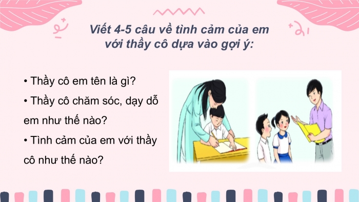 Giáo án điện tử Tiếng Việt 2 chân trời Bài 2: Nói, viết về tình cảm với người em yêu quý