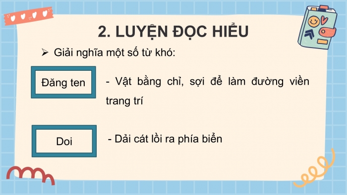 Giáo án điện tử Tiếng Việt 2 chân trời Bài 2: Đọc Sóng và cát ở Trường Sa, Nghe - viết Chim rừng Tây Nguyên, Phân biệt d/gi, iêu/ươu, oan/oang