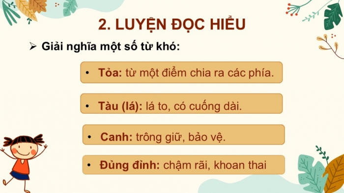 Giáo án điện tử Tiếng Việt 2 chân trời Bài 3: Đọc Cây dừa