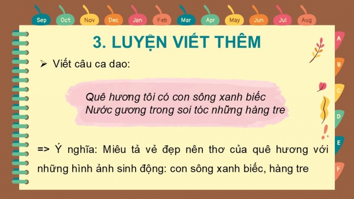 Giáo án điện tử Tiếng Việt 2 chân trời Bài 3: Viết chữ hoa Q, Từ chỉ sự vật, chỉ hoạt động, Câu kiểu Ai làm gì?, dấu chấm, dấu phẩy