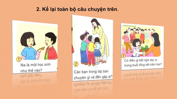 Giáo án điện tử Tiếng Việt 2 cánh diều Bài 4: Kể chuyện đã học Phần thưởng