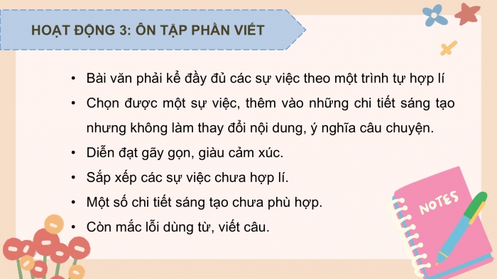 Giáo án PPT dạy thêm Tiếng Việt 5 chân trời bài 3: Bài đọc Ca dao về lễ hội. Luyện tập về kết từ. Trả bài văn kể chuyện sáng tạo (Bài viết số 2)