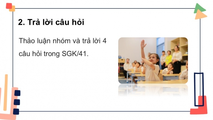 Giáo án điện tử tiếng Việt 2 kết nối Bài 9: Cô giáo lớp em