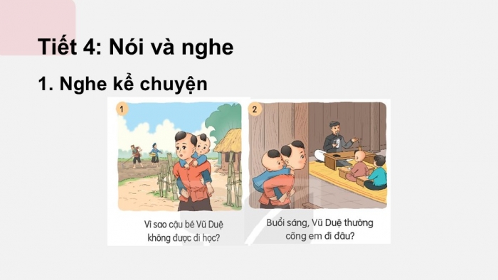 Giáo án điện tử tiếng Việt 2 kết nối Bài 9: Chữ hoa D, Kể chuyện Cậu bé ham học