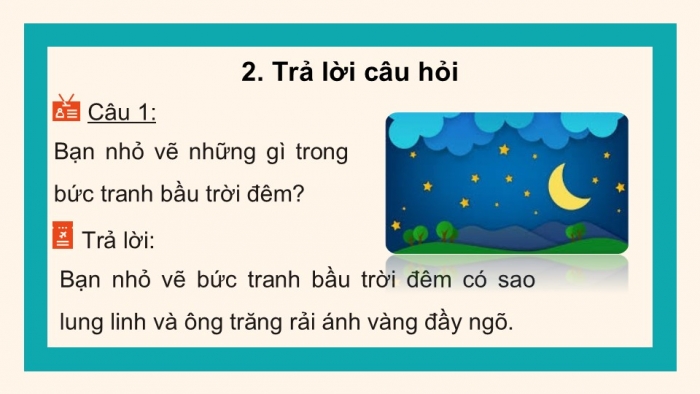 Giáo án điện tử tiếng Việt 2 kết nối Bài 14: Em học vẽ