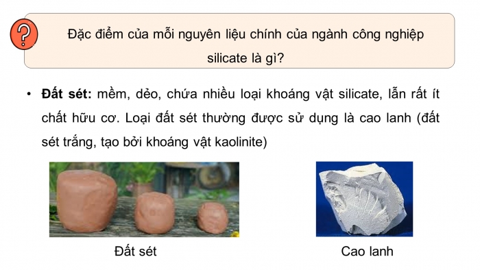 Giáo án điện tử chuyên đề Hoá học 12 cánh diều Bài 4: Tìm hiểu về công nghiệp silicate