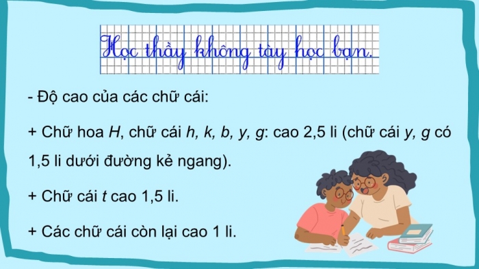 Giáo án điện tử tiếng Việt 2 kết nối Bài 17: Chữ hoa H