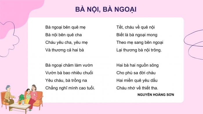 Giáo án điện tử Tiếng Việt 2 cánh diều Bài 13: Bà nội, bà ngoại