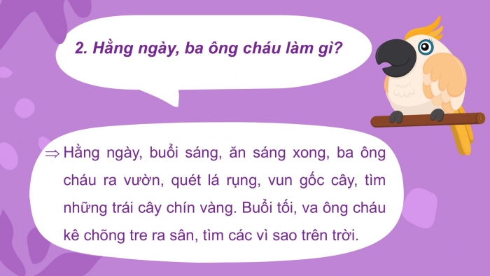 Giáo án điện tử Tiếng Việt 2 cánh diều Bài 13: Vầng trăng của ngoại