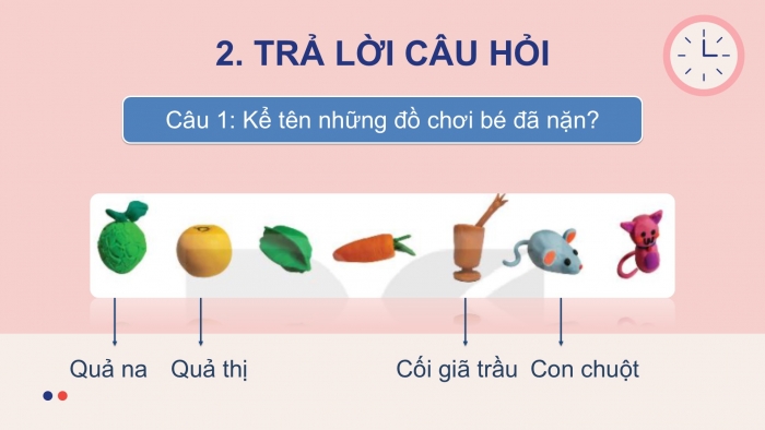 Giáo án điện tử tiếng Việt 2 kết nối Bài 24: Nặn đồ chơi