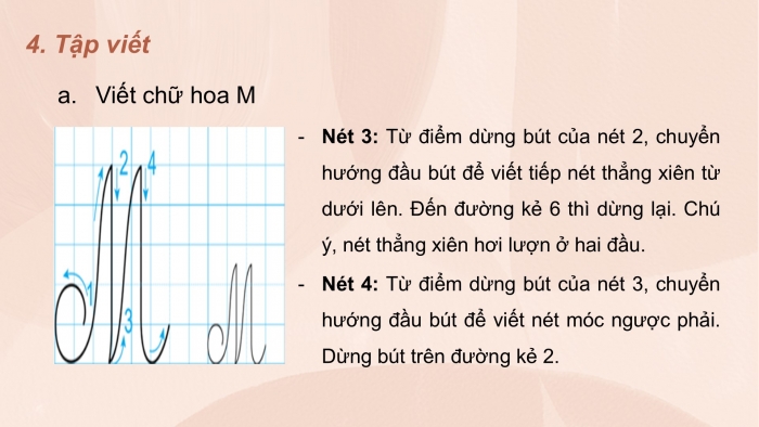 Giáo án điện tử Tiếng Việt 2 cánh diều Bài 14: Nghe – viết Cho con, Chữ hoa M