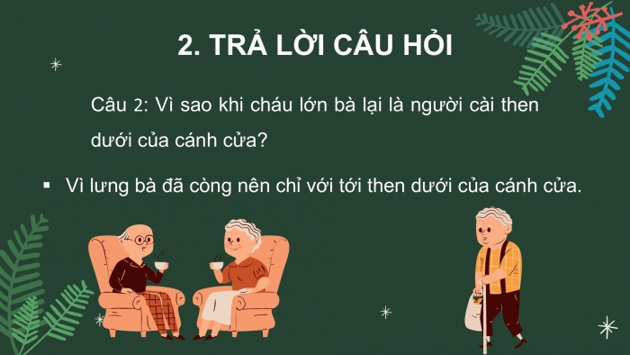 Giáo án điện tử tiếng Việt 2 kết nối Bài 29: Cánh cửa nhớ bà