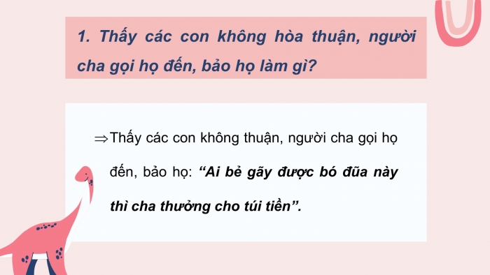 Giáo án điện tử Tiếng Việt 2 cánh diều Bài 17: Câu chuyện bó đũa