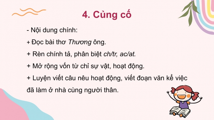 Giáo án điện tử tiếng Việt 2 kết nối Bài 30: Viết đoạn văn kể về việc đã làm cùng người thân, Đọc mở rộng