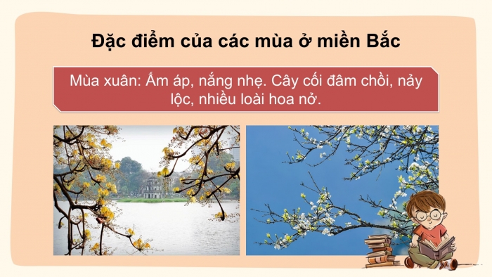 Giáo án điện tử Tiếng Việt 2 kết nối Bài 2: Mở rộng vốn từ về các mùa; Dấu chấm, dấu chấm hỏi