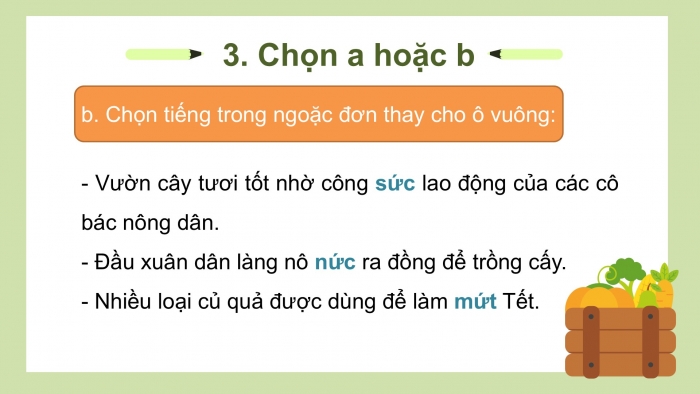 Giáo án điện tử Tiếng Việt 2 kết nối Bài 6: Nghe – viết Mùa vàng, Phân biệt ng/ngh, r/d/gi, ưc/ưt