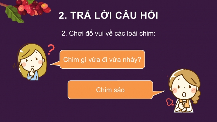 Giáo án điện tử Tiếng Việt 2 kết nối Bài 9: Vè chim