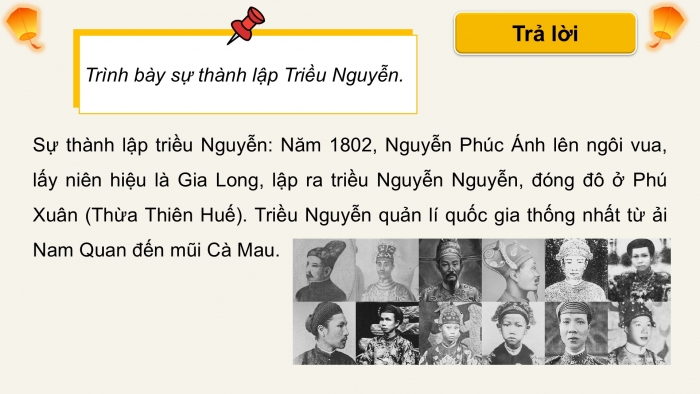 Giáo án điện tử Lịch sử và Địa lí 5 chân trời Bài 12: Triều Nguyễn