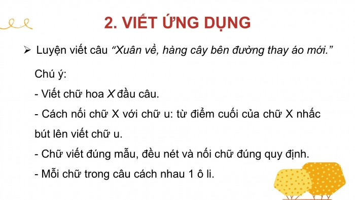 Giáo án điện tử Tiếng Việt 2 kết nối Bài 13: Chữ hoa X