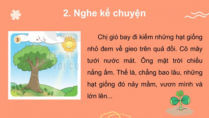 Giáo án điện tử Tiếng Việt 2 kết nối Bài 13: Kể chuyện Hạt giống nhỏ