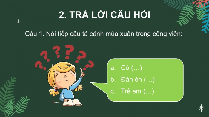 Giáo án điện tử Tiếng Việt 2 kết nối Bài 14: Cỏ non cười rồi