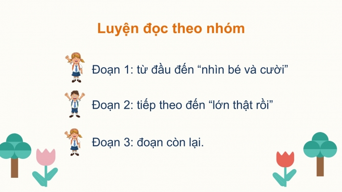 Giáo án điện tử Tiếng Việt 2 chân trời Bài 1: Đọc Bé Mai đã lớn