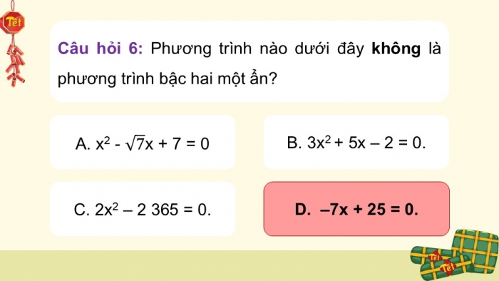 Giáo án điện tử Toán 9 chân trời Bài tập cuối chương 6