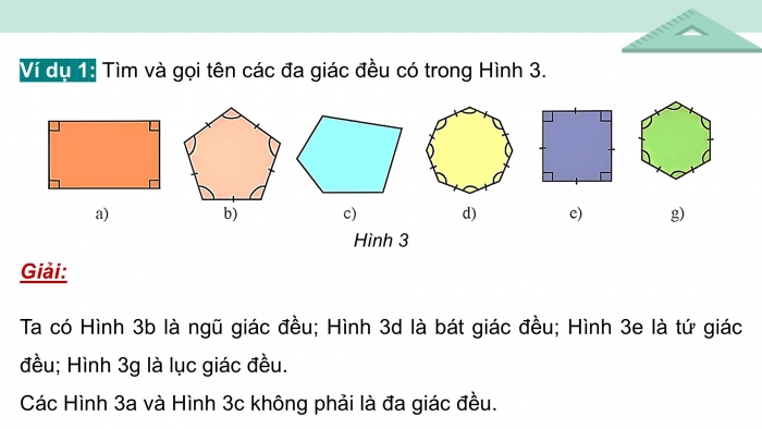 Giáo án điện tử Toán 9 chân trời Bài 3: Đa giác đều và phép quay