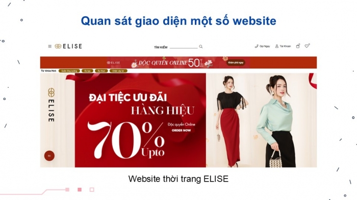 Giáo án điện tử Mĩ thuật 12 Thiết kế mĩ thuật đa phương tiện Kết nối Bài 2: Thiết kế mĩ thuật giao diện website