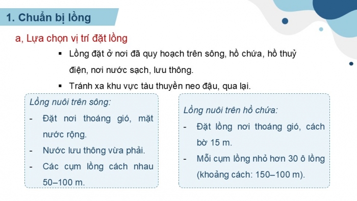 Giáo án điện tử Công nghệ 12 Lâm nghiệp - Thủy sản Kết nối Bài 19: Công nghệ nuôi một số loài thủy sản phổ biến ở Việt Nam