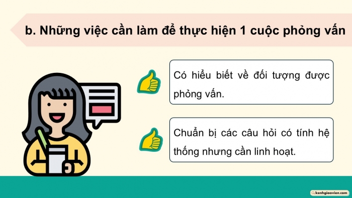 Giáo án điện tử Ngữ văn 9 cánh diều Bài 8: Phỏng vấn ngắn