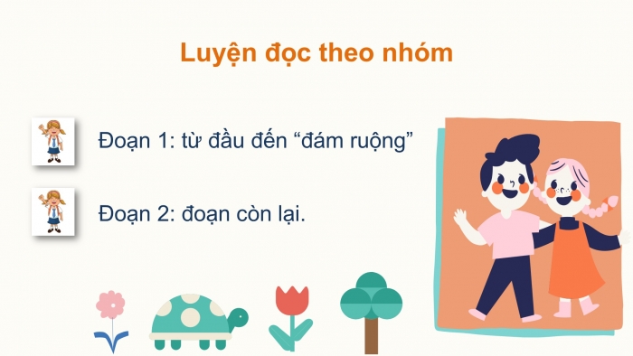 Giáo án điện tử Tiếng Việt 2 chân trời Bài 2: Đọc Cánh đồng của bố, Nghe – viết Bọ rùa tìm mẹ, Phân biệt ng/ngh, l/n, dấu hỏi/ dấu ngã