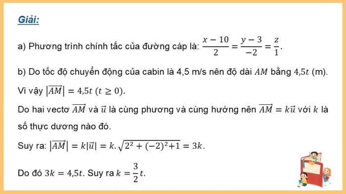 Giáo án điện tử Toán 12 cánh diều Bài 2: Phương trình đường thẳng (P2)