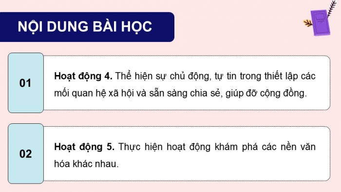 Giáo án điện tử Hoạt động trải nghiệm 12 kết nối Chủ đề 5 Tuần 2