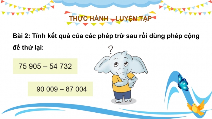 Giáo án điện tử toán 3 cánh diều bài 8: Luyện tập chung trang 81