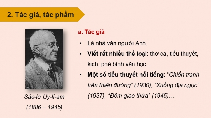 Giáo án điện tử Ngữ văn 9 chân trời Bài 7: Kẻ sát nhân lộ diện (Sác-lơ Uy-li-am)