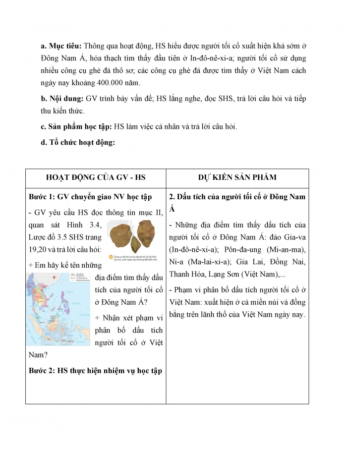 Giáo án và PPT Lịch sử 6 chân trời Bài 3: Nguồn gốc loài người