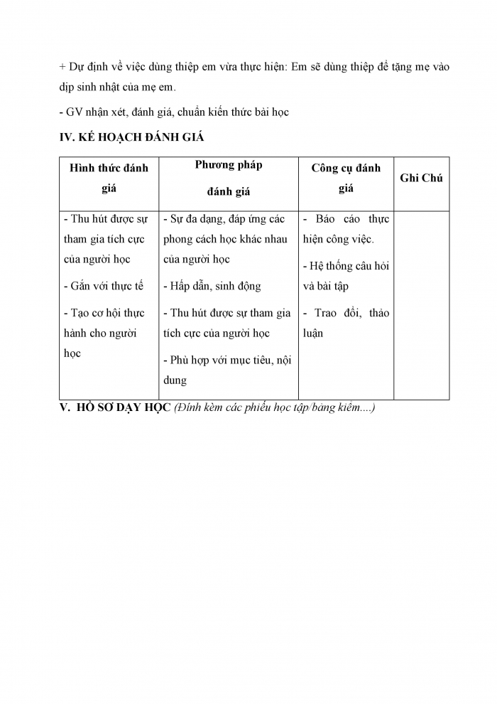 Giáo án và PPT Mĩ thuật 6 chân trời Bài 4: Thiệp chúc mừng