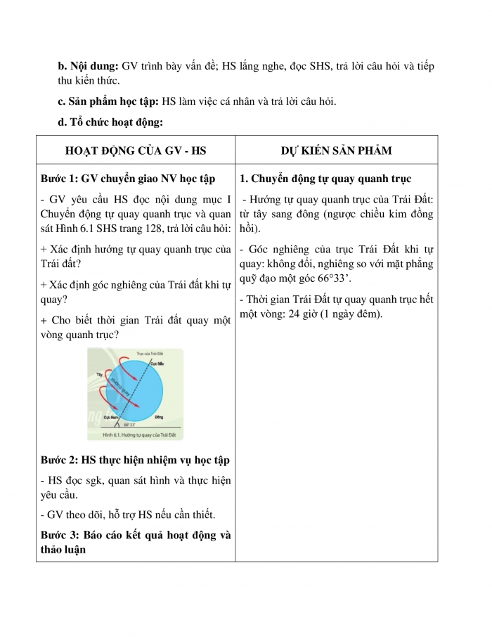 Giáo án và PPT đồng bộ Địa lí 6 chân trời sáng tạo