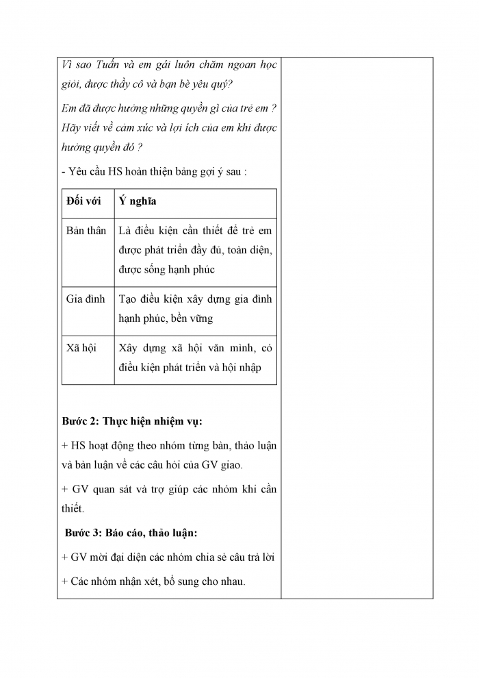 Giáo án và PPT Công dân 6 cánh diều Bài 12: Quyền trẻ em