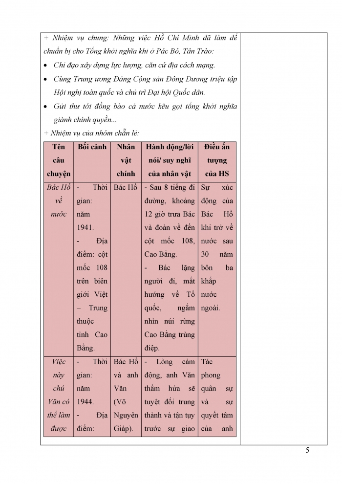 Giáo án và PPT Lịch sử và Địa lí 5 cánh diều bài 13: Cách mạng tháng Tám năm 1945