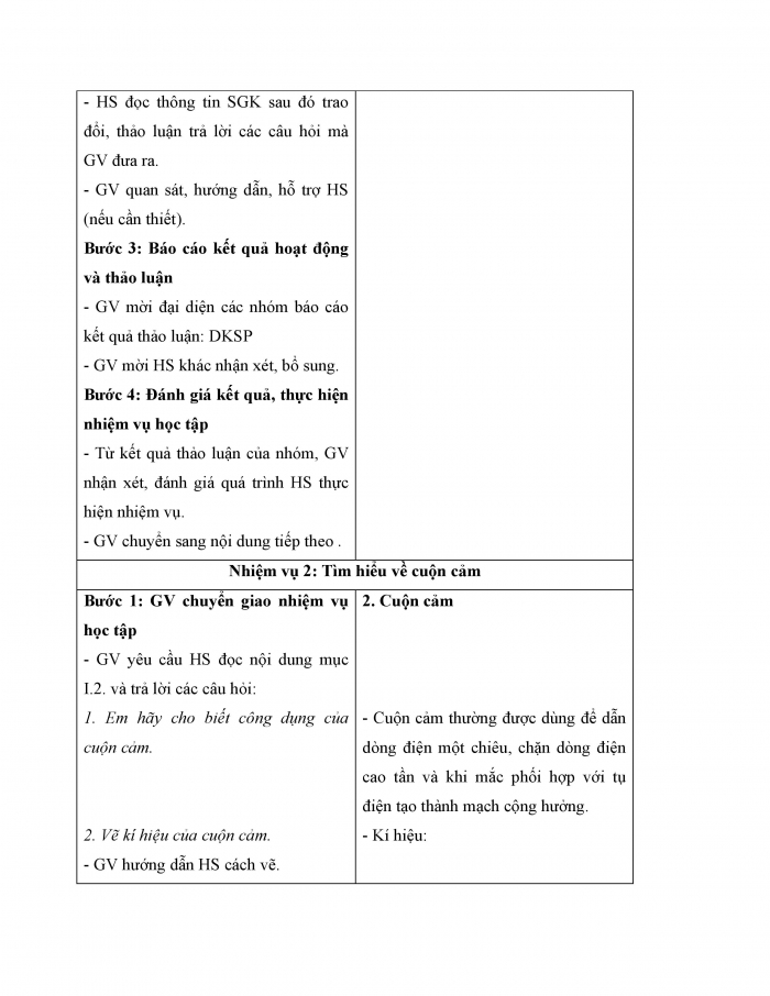 Giáo án và PPT công nghệ 12 điện - điện tử Cánh diều bài 15: Một số linh kiện điện tử phổ biến