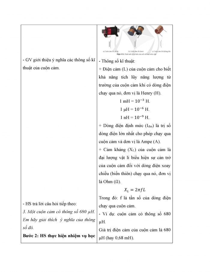 Giáo án và PPT công nghệ 12 điện - điện tử Cánh diều bài 15: Một số linh kiện điện tử phổ biến