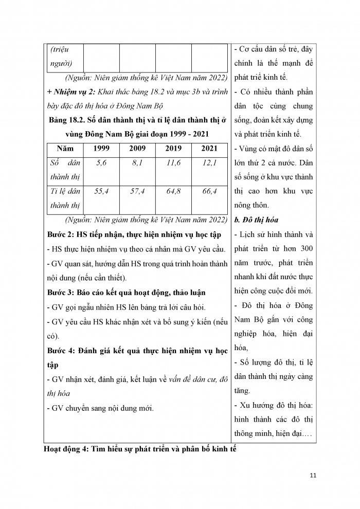 Giáo án và PPT Địa lí 9 kết nối bài 18: Vùng Đông Nam Bộ