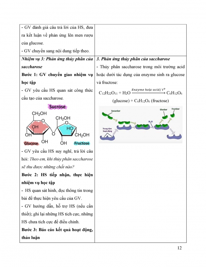 Giáo án và PPT KHTN 9 kết nối Bài 29: Carbohydrate. Glucose và saccharose