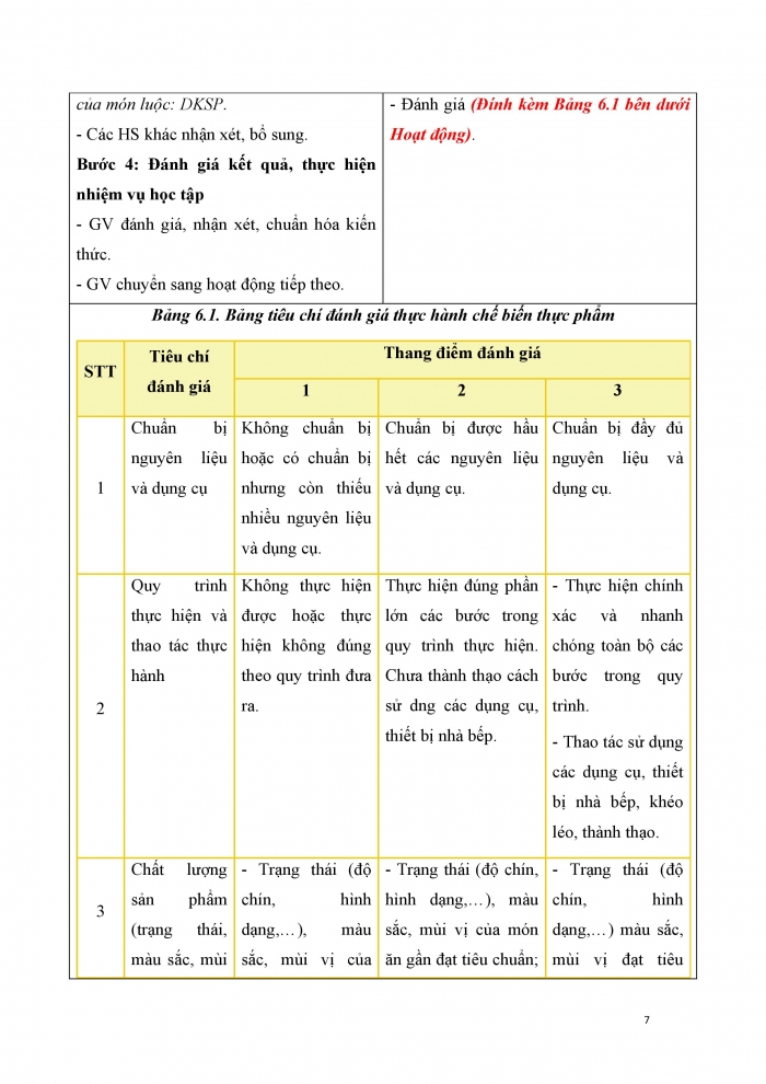 Giáo án và PPT Công nghệ 9 Chế biến thực phẩm Kết nối Bài 6: Chế biến thực phẩm có sử dụng nhiệt